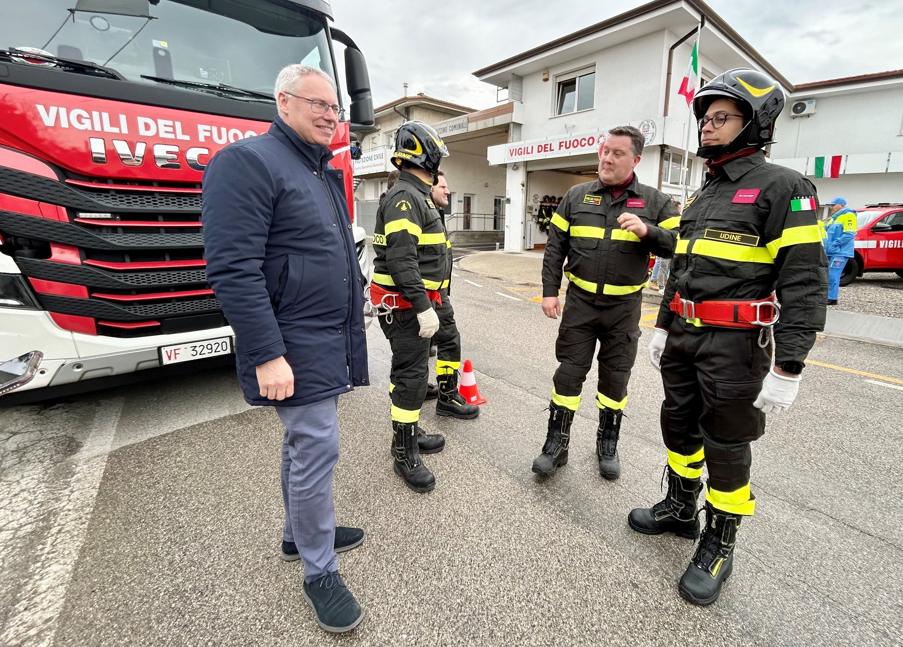 VIGILI DEL FUOCO. BORDIN A LIGNANO: AMPLIAMENTO CASERMA OPERA ATTESA